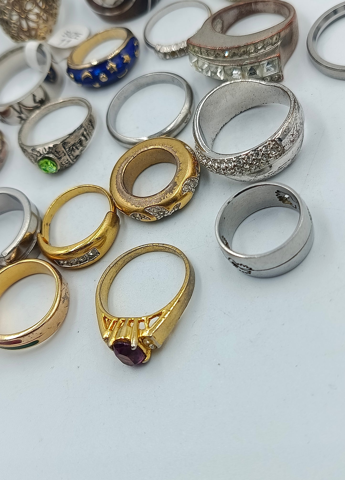 Ringe Konvolut Damenringe Modeschmuck Sammlung ca 165,6g