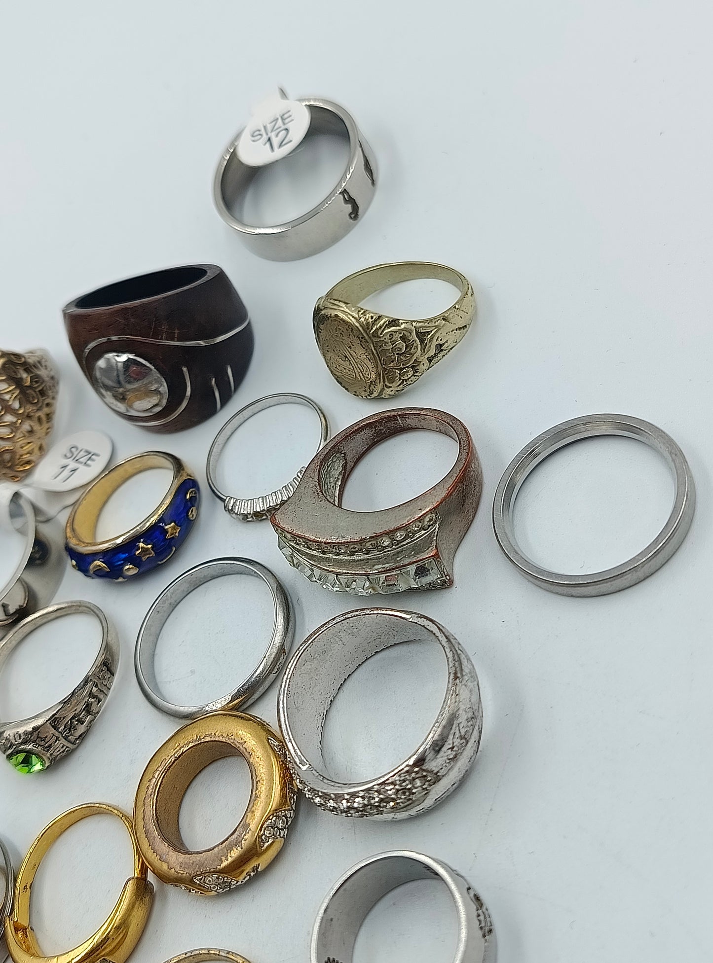 Ringe Konvolut Damenringe Modeschmuck Sammlung ca 165,6g