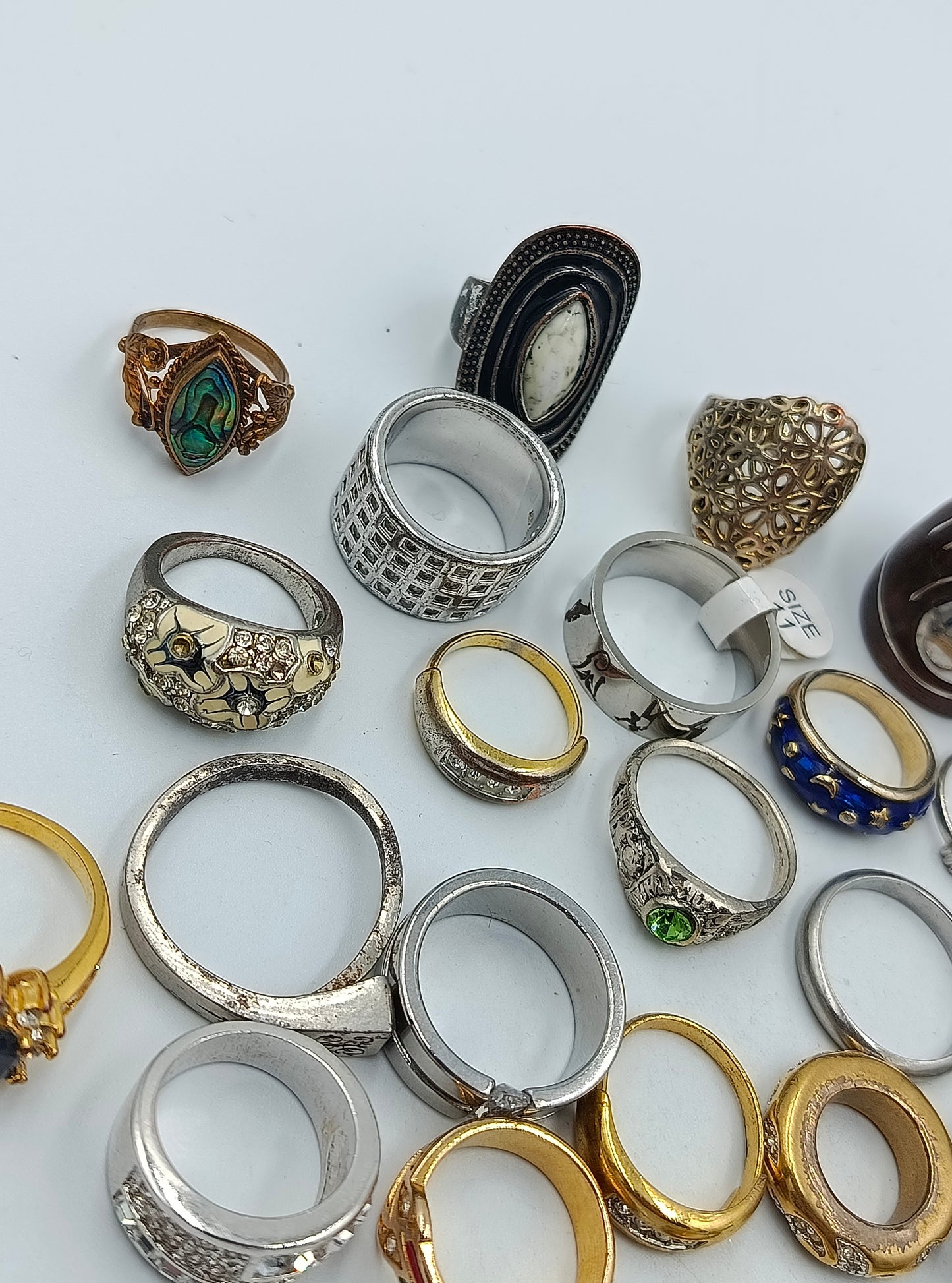 Ringe Konvolut Damenringe Modeschmuck Sammlung ca 165,6g
