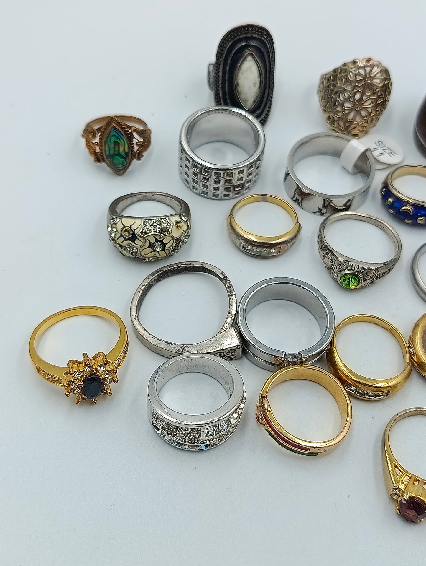 Ringe Konvolut Damenringe Modeschmuck Sammlung ca 165,6g