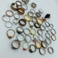 Großes Ringe Konvolut Damenringe Modeschmuck Sammlung ca 225,7g