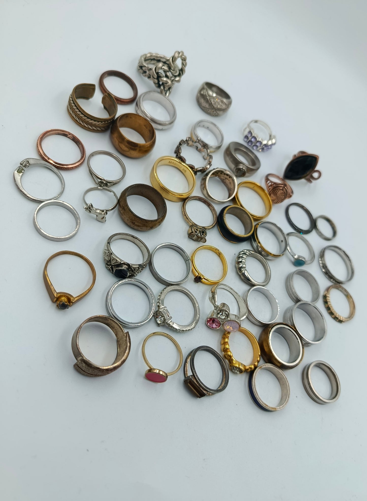 Großes Ringe Konvolut Damenringe Modeschmuck Sammlung ca 225,7g
