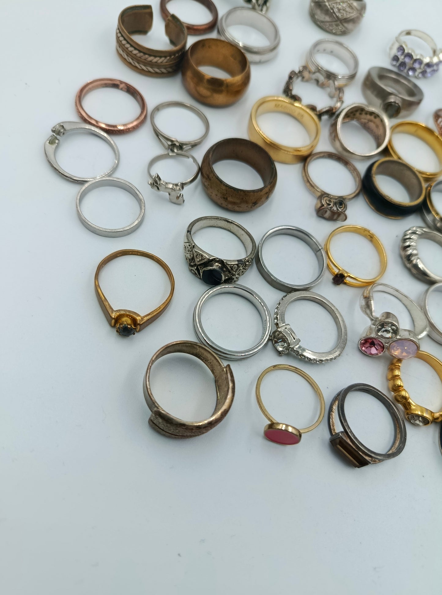 Großes Ringe Konvolut Damenringe Modeschmuck Sammlung ca 225,7g