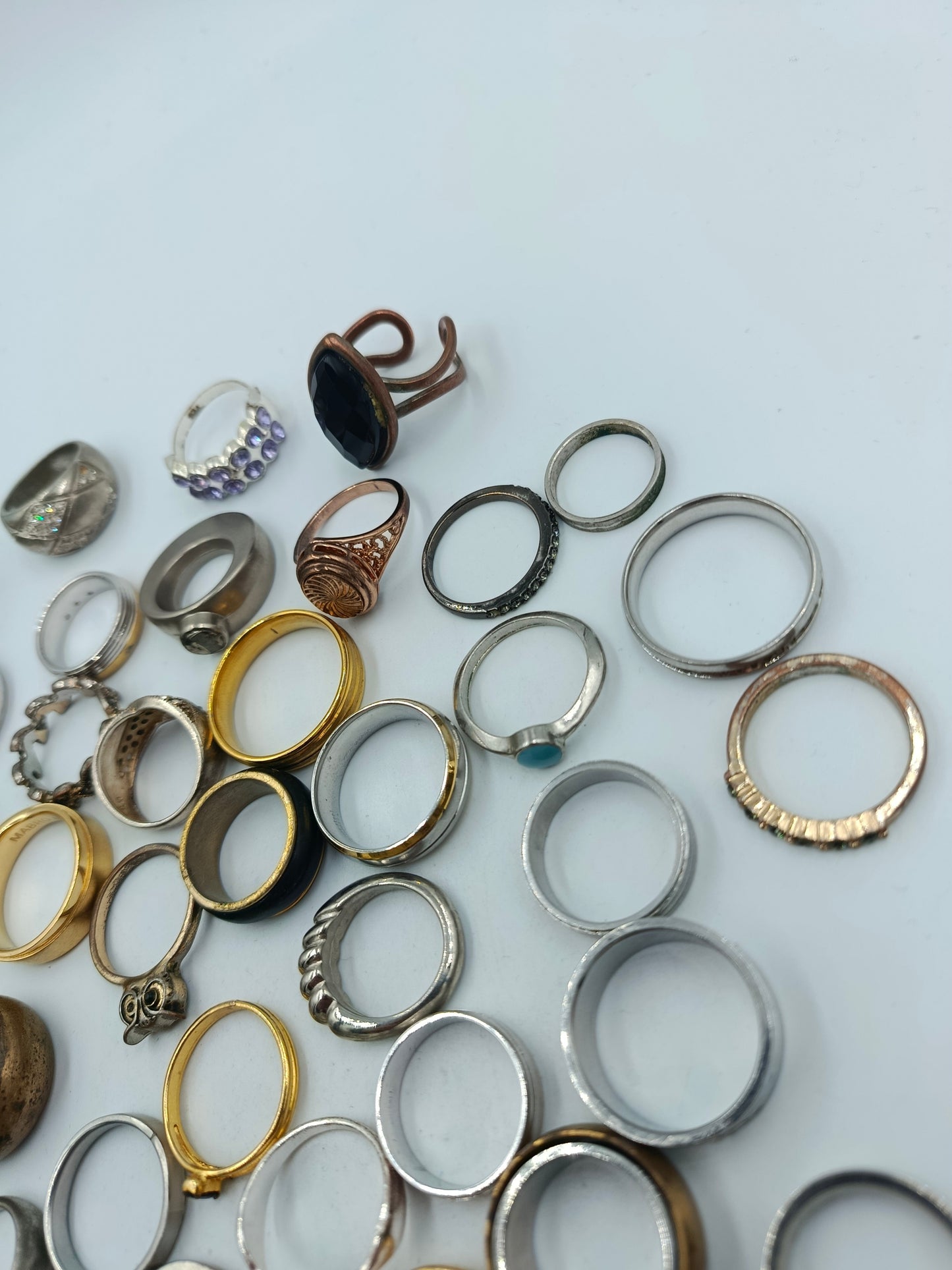 Großes Ringe Konvolut Damenringe Modeschmuck Sammlung ca 225,7g