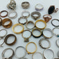 Großes Ringe Konvolut Damenringe Modeschmuck Sammlung ca 225,7g