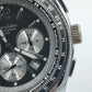 River und Lakes Chronograph Herren Uhr 5 BAR Leder Schwarz Sportlich