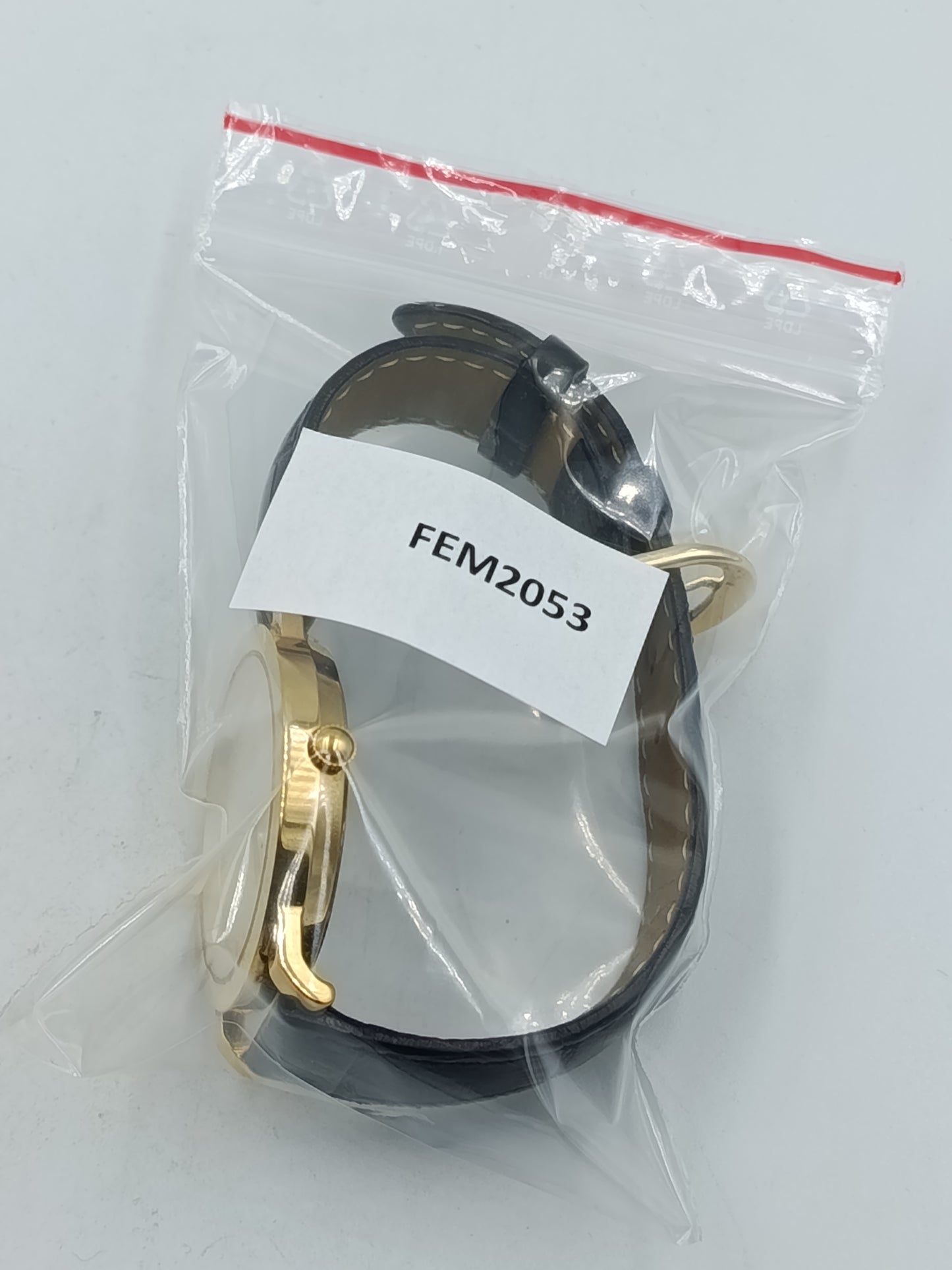 IBC Pforzheim Herren Uhr Vergoldet Datum Leder Made in Germany