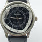 Schubert No.901 Herren Uhr Quarz Edelstahl Lederarmband Schwarz Klassisch