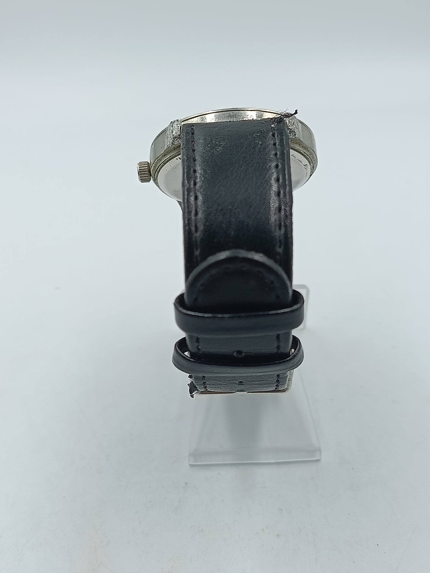 Schubert No.901 Herren Uhr Quarz Edelstahl Lederarmband Schwarz Klassisch