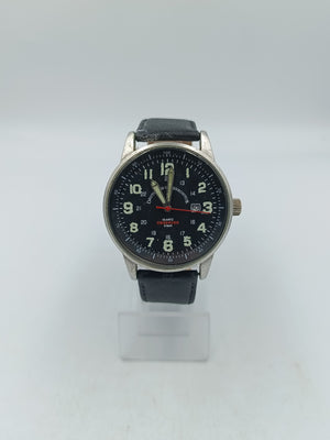 Deutsches Uhrenkontor Observer Herren Uhr Quarz 3 Bar Datum Edelstahl