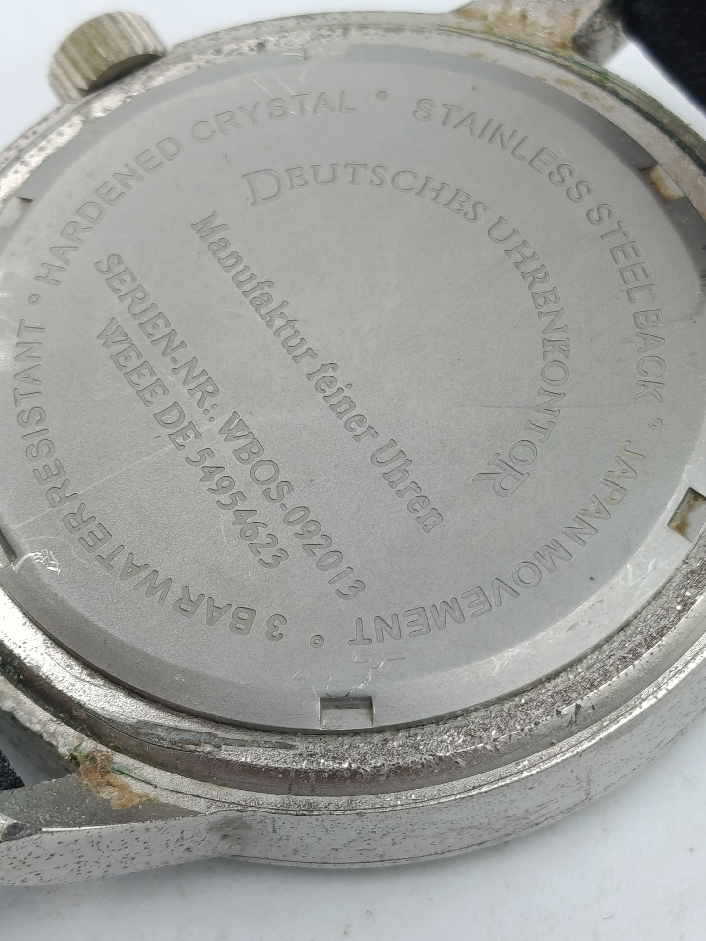 Deutsches Uhrenkontor Observer Herren Uhr Quarz 3 Bar Datum Edelstahl