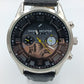 Daniel Hechter Paris Herren Uhr Chronograph Look Schwarz Edelstahl Leder