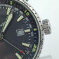 Hirsch Herren Uhr Tachymeter Datum Quarz Edelstahl Lederarmband Sport