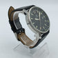 Hirsch Herren Uhr Tachymeter Datum Quarz Edelstahl Lederarmband Sport