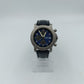 Esprit Chronograph Herren Uhr Blau Datum Edelstahl Lederarmband Sport