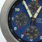 Esprit Chronograph Herren Uhr Blau Datum Edelstahl Lederarmband Sport