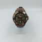 Ice Watch Herren Uhr Braun 10 ATM Datum Silikonarmband Sport Taucherstil
