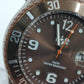 Ice Watch Herren Uhr Braun 10 ATM Datum Silikonarmband Sport Taucherstil