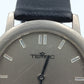 TEMPTIC Herren Uhr Titan 3ATM Quarz Armbanduhr schwarz schlicht
