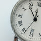Hirsch Herren Uhr Edelstahl Datum Klassisch Römische Zahlen Quarz