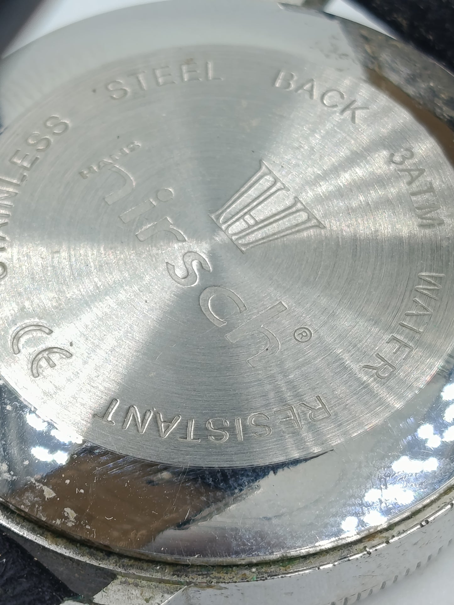 Hirsch Herren Uhr Edelstahl Datum Klassisch Römische Zahlen Quarz