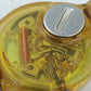 Swatch Uhr nine Vintage Swiss Made Gelb Transparent Kunst Design