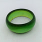 Vintage Armreif Grün Kunststoff Bakelit Stil 7cm Schmuck Damen