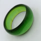 Vintage Armreif Grün Kunststoff Bakelit Stil 7cm Schmuck Damen