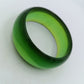 Vintage Armreif Grün Kunststoff Bakelit Stil 7cm Schmuck Damen