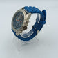Longboard Stories Herren Uhr Chronograph Look Blau Tachymeter Sport