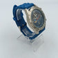 Longboard Stories Herren Uhr Chronograph Look Blau Tachymeter Sport