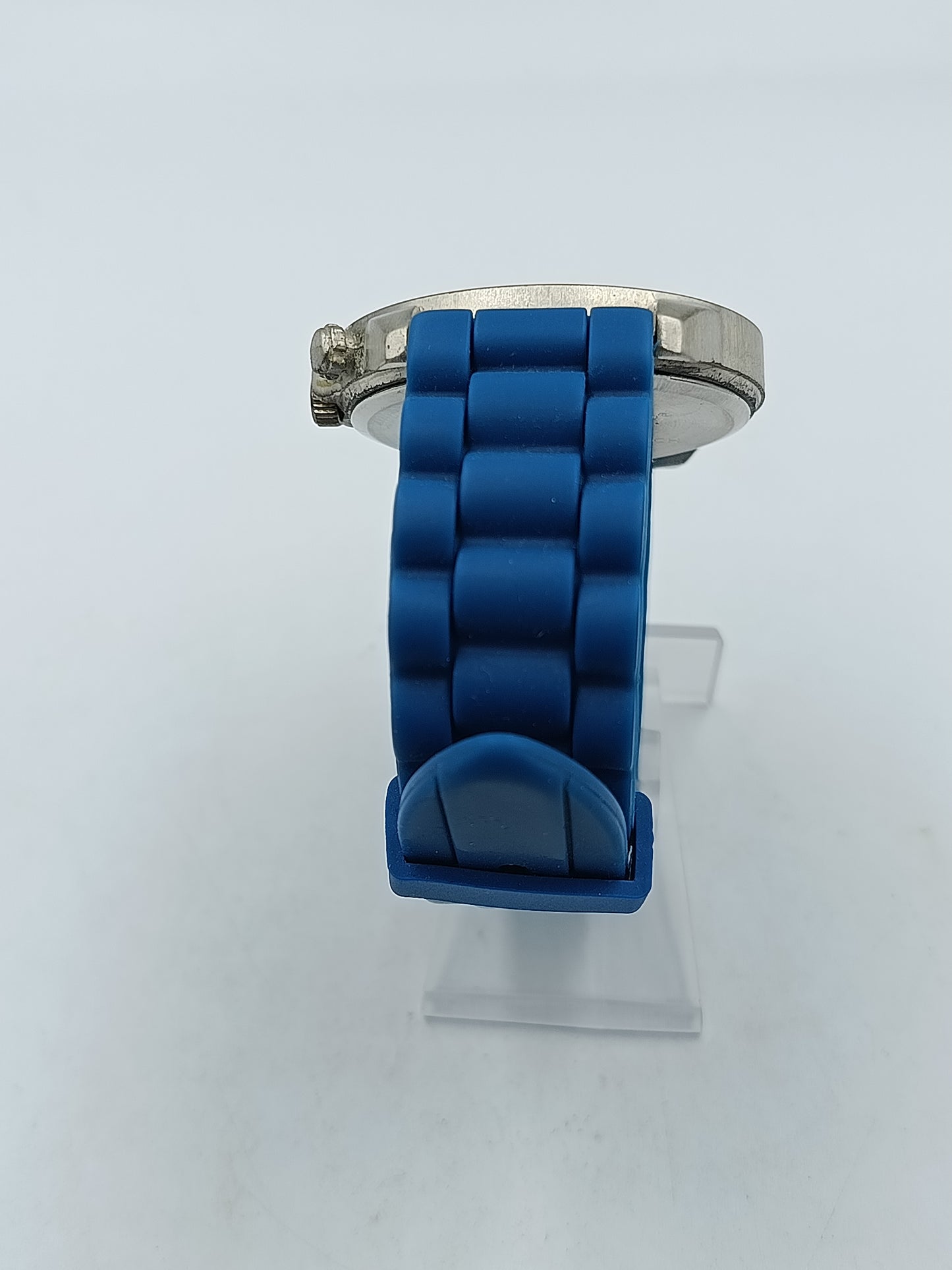Longboard Stories Herren Uhr Chronograph Look Blau Tachymeter Sport
