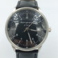 Bergmann 1956 Herren Uhr Datum Schwarz Klassisch Edelstahl Leder