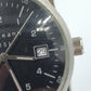 Bergmann 1956 Herren Uhr Datum Schwarz Klassisch Edelstahl Leder