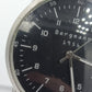 Bergmann 1956 Herren Uhr Datum Schwarz Klassisch Edelstahl Leder