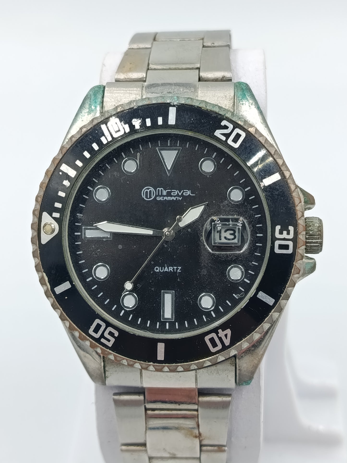 Miraval Germany Taucheruhr Herren Datum Edelstahl Uhr Diver Style