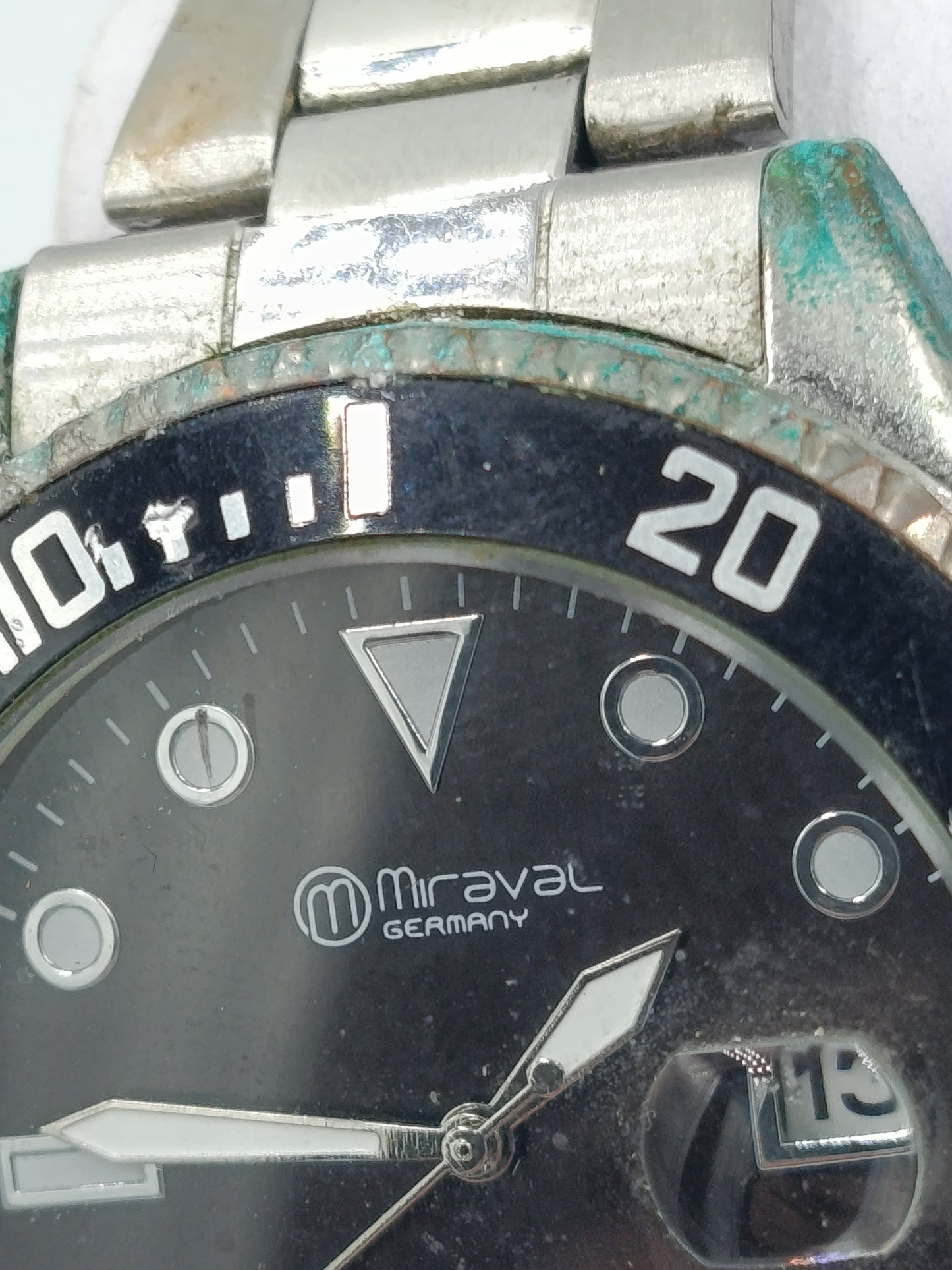 Miraval Germany Taucheruhr Herren Datum Edelstahl Uhr Diver Style