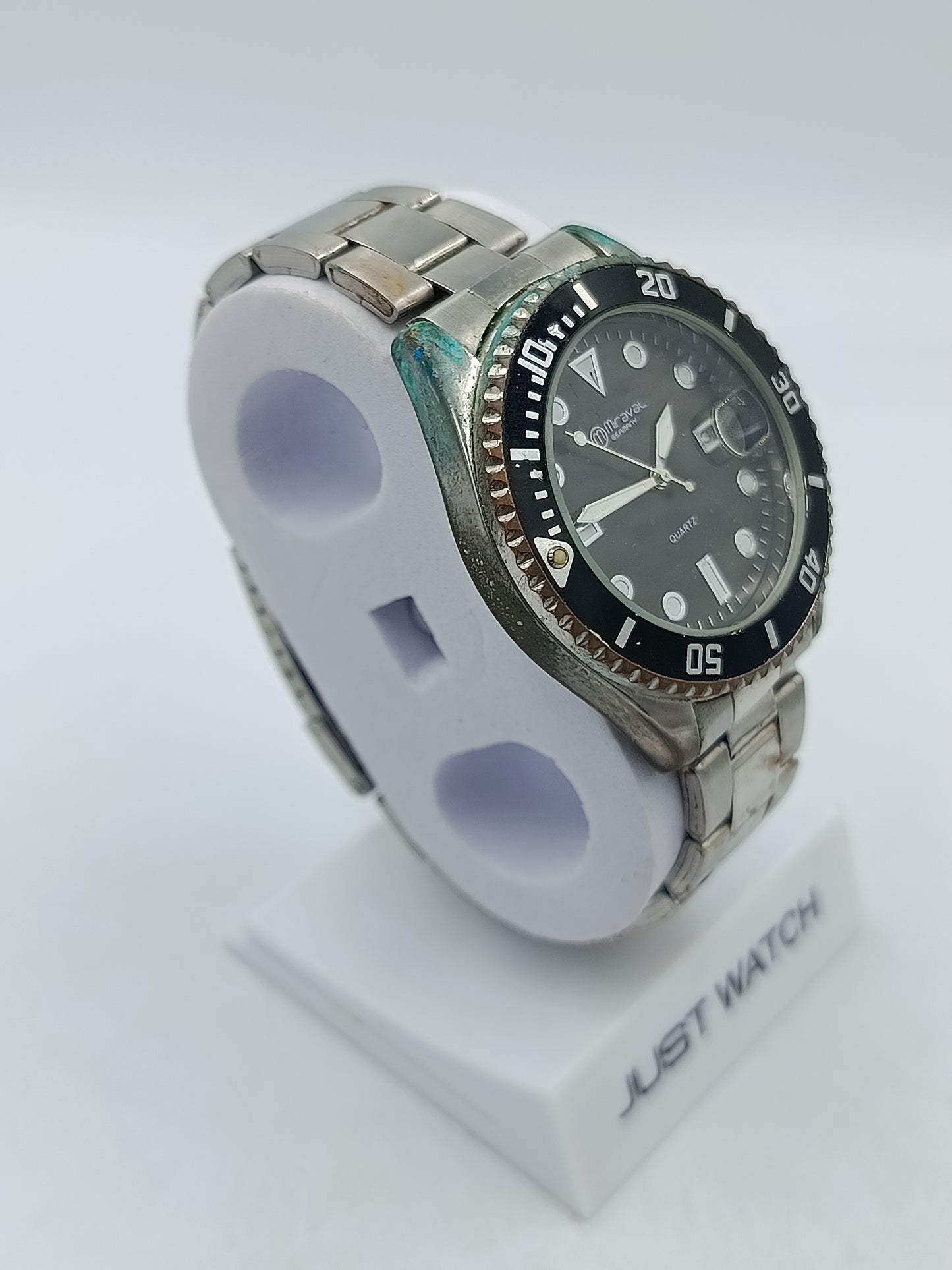 Miraval Germany Taucheruhr Herren Datum Edelstahl Uhr Diver Style