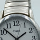 Timex Indiglo Herren Uhr Flexband Silber Klassisch WR30M