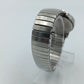 Timex Indiglo Herren Uhr Flexband Silber Klassisch WR30M
