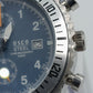 Osco Steel Chronograph Herren Uhr Edelstahl Blau Datum 5BAR
