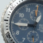 Osco Steel Chronograph Herren Uhr Edelstahl Blau Datum 5BAR