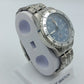 Osco Steel Chronograph Herren Uhr Edelstahl Blau Datum 5BAR