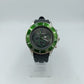 Dunlop Chronograph Herren Uhr Grün Schwarz Sport Taucheruhr Style