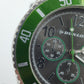 Dunlop Chronograph Herren Uhr Grün Schwarz Sport Taucheruhr Style