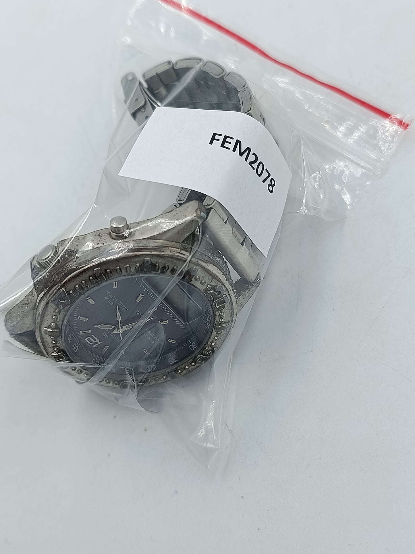 Meister Anker Herren Uhr Analog Digital Vintage Taucheruhr Look Stahl