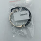 Diesel Armband Leder Edelstahl Herren Schwarz Silber Logo Bracelet