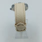 Vivat Damen Uhr Beige Leder Minimalistisch Elegant Quarz Armbanduhr