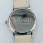 Vivat Damen Uhr Beige Leder Minimalistisch Elegant Quarz Armbanduhr