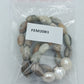 Perlenkette mit Naturstein 45cm Damen Halskette Edelstein Schmuck